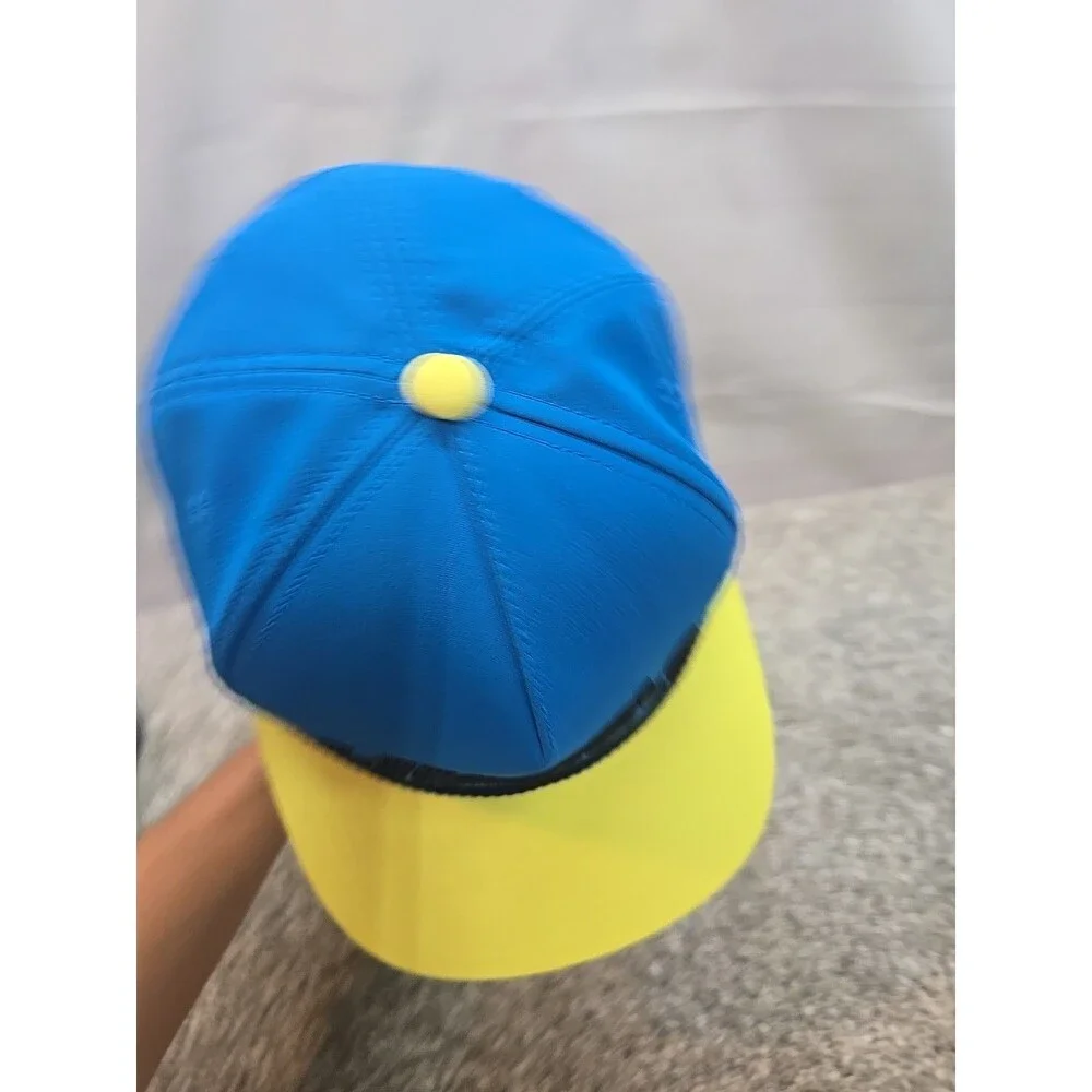 LIV GOLF Hat Cap Adjustable FlexFit 110 Blue Yellow